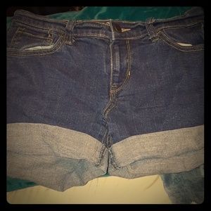 denim jean shorts